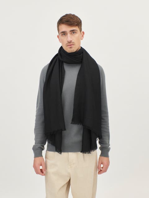 Lightweight Cashmere Woven Scarf