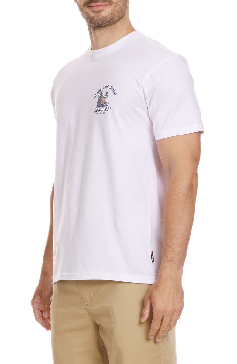 Quiksilver HI Mai Tai Graphic T-Shirt, Alternate, color, White
