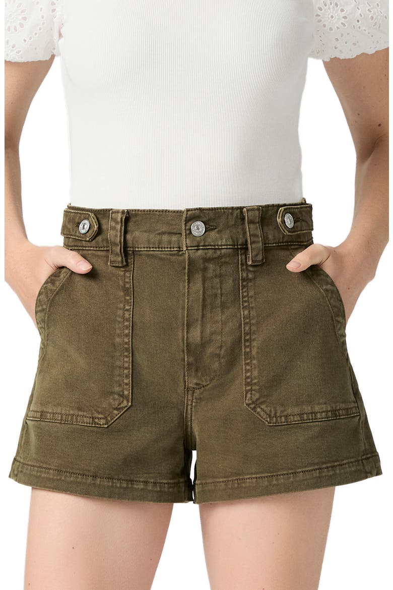 Anessa Button Tab Denim Shorts, Alternate, color, VINTAGE MEADOW SPRING