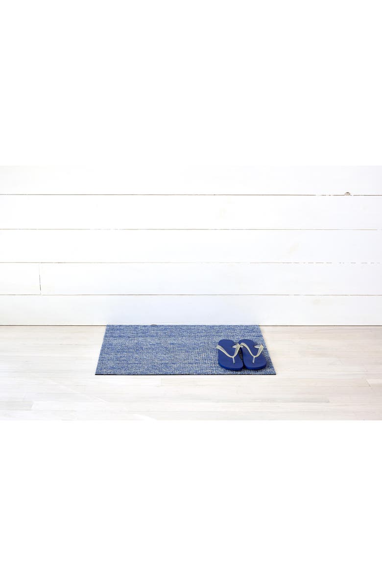 Chilewich Heathered Indoor/Outdoor Utility Mat, Alternate, color, Cornflower
