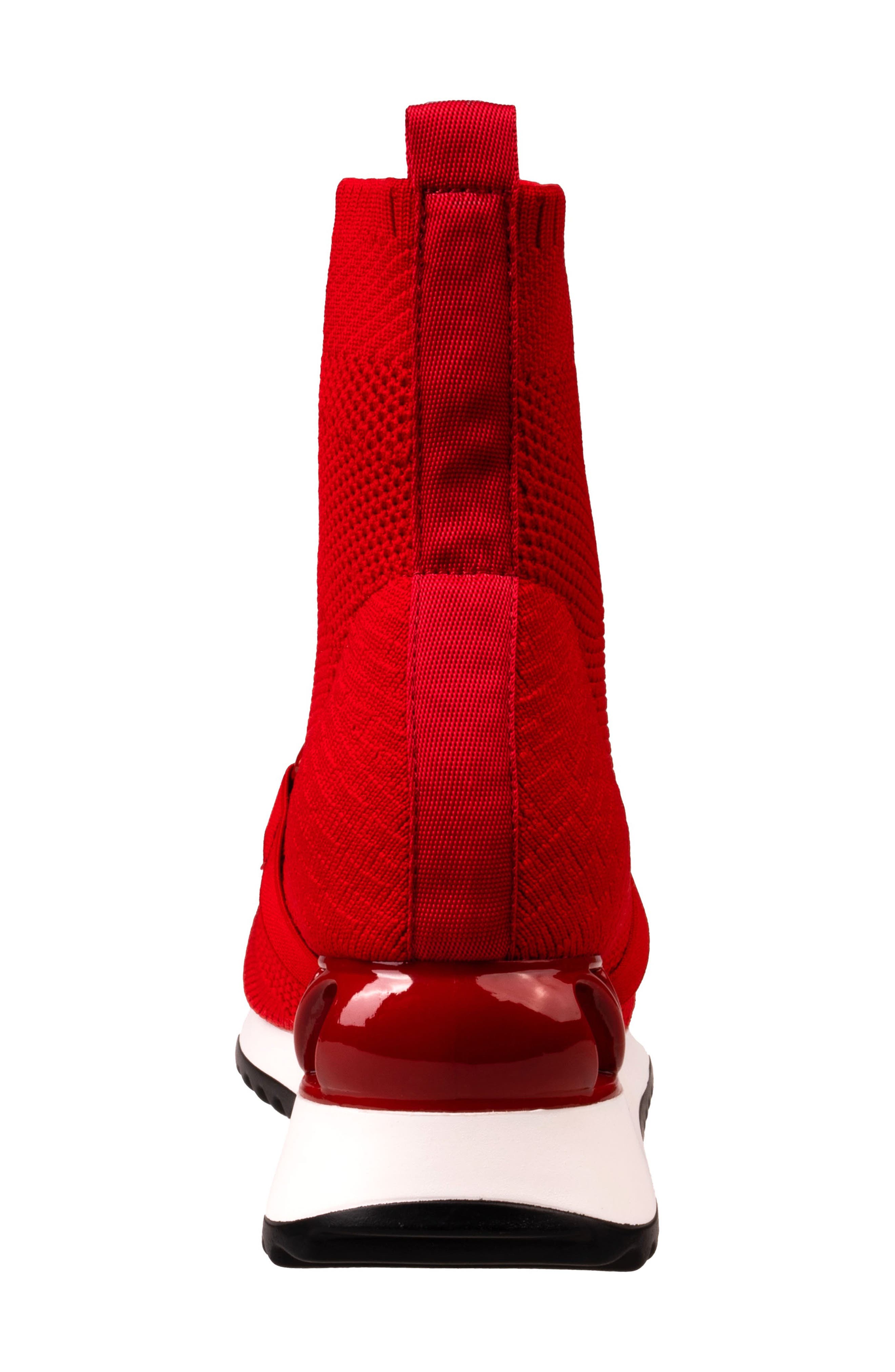 Brooklyn Pull-On Sneaker, Alternate, color, RED