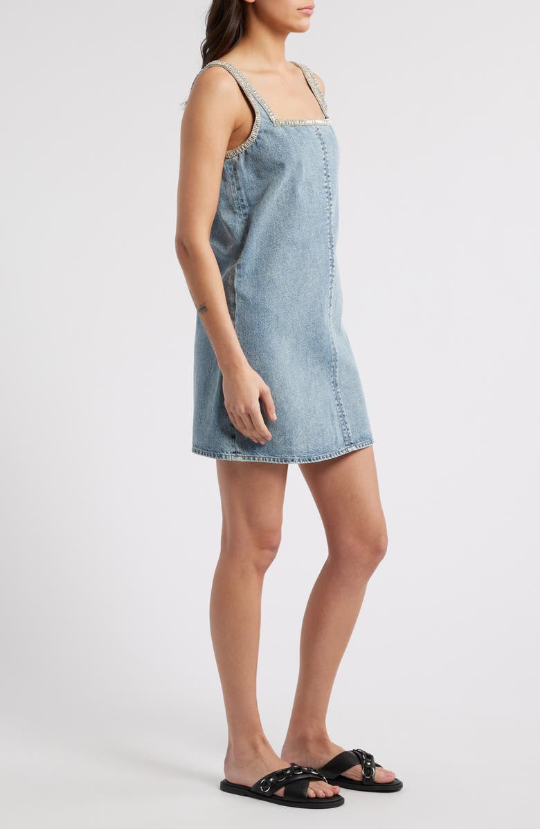 rag & bone Jayde Sleeveless Denim Minidress, Alternate, color,