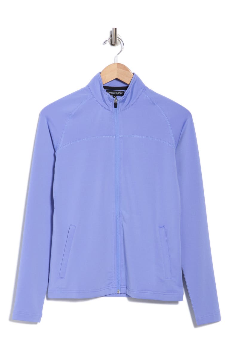 Cora Zip Golf Jacket, Alternate, color, IRIS