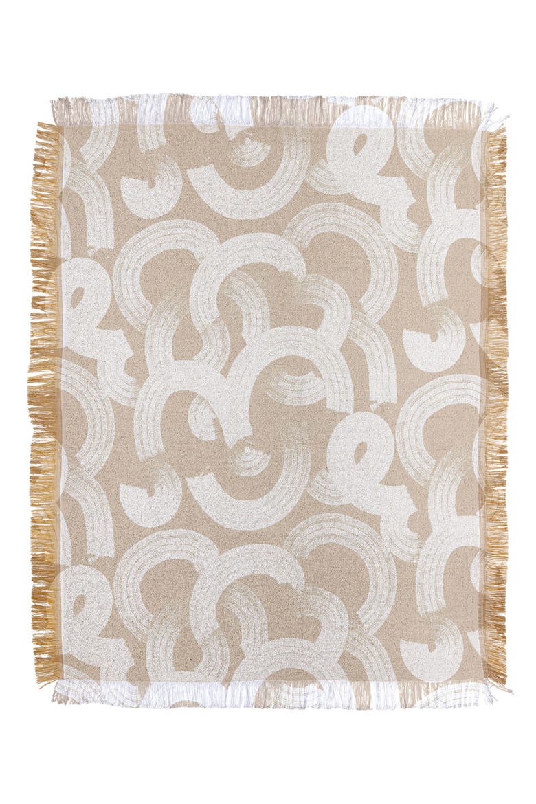 Becky Bailey Throw Blanket, Main, color, TAN