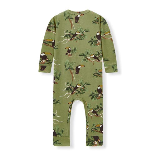 Milkbarn Cotton Stretch Zipper Pajama