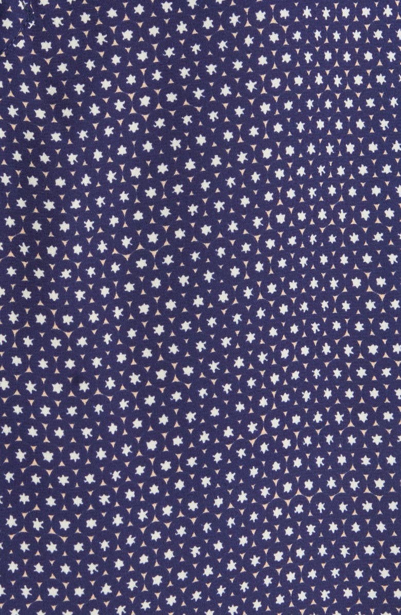 Anne Klein Geo Print Poet Blouse, Alternate, color, Distant Mountain Combo