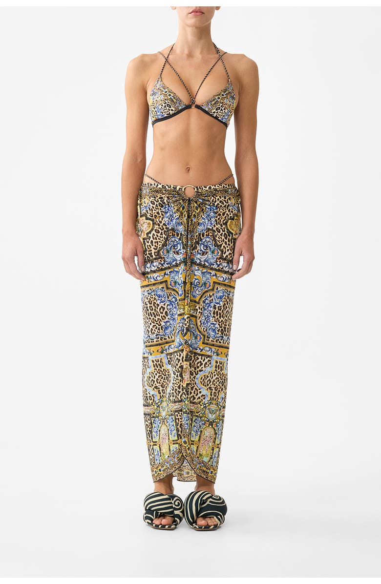 Camilla Multi Wear Beach Midi Dress W Ring Front, Main, color, Sevillian Style