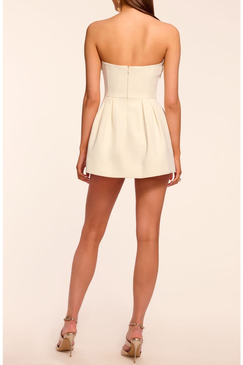 melodic strapless mini dress cream Annie Cream Strapless Mini Dress - US 6