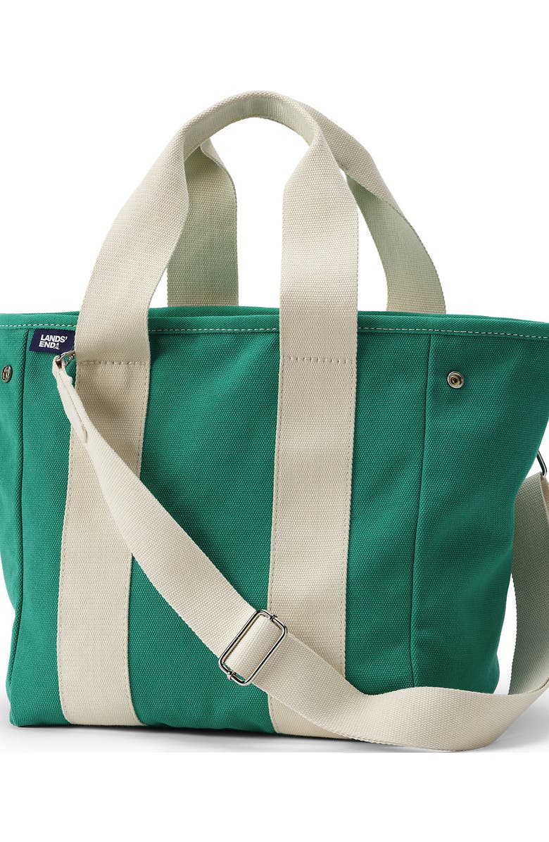 Lands' End Canvas Multiway Pocket Tote, Main, color, Sea Agate