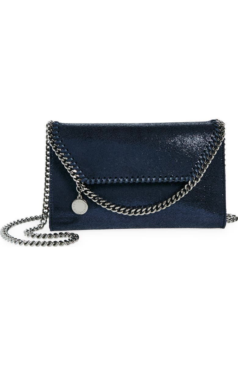 Stella McCartney Mini Falabella Faux Leather Crossbody Bag, Main, color,