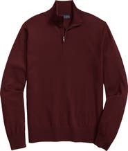 Brooks Brothers Ultimate Merino Wool Quarter-Zip Sweater