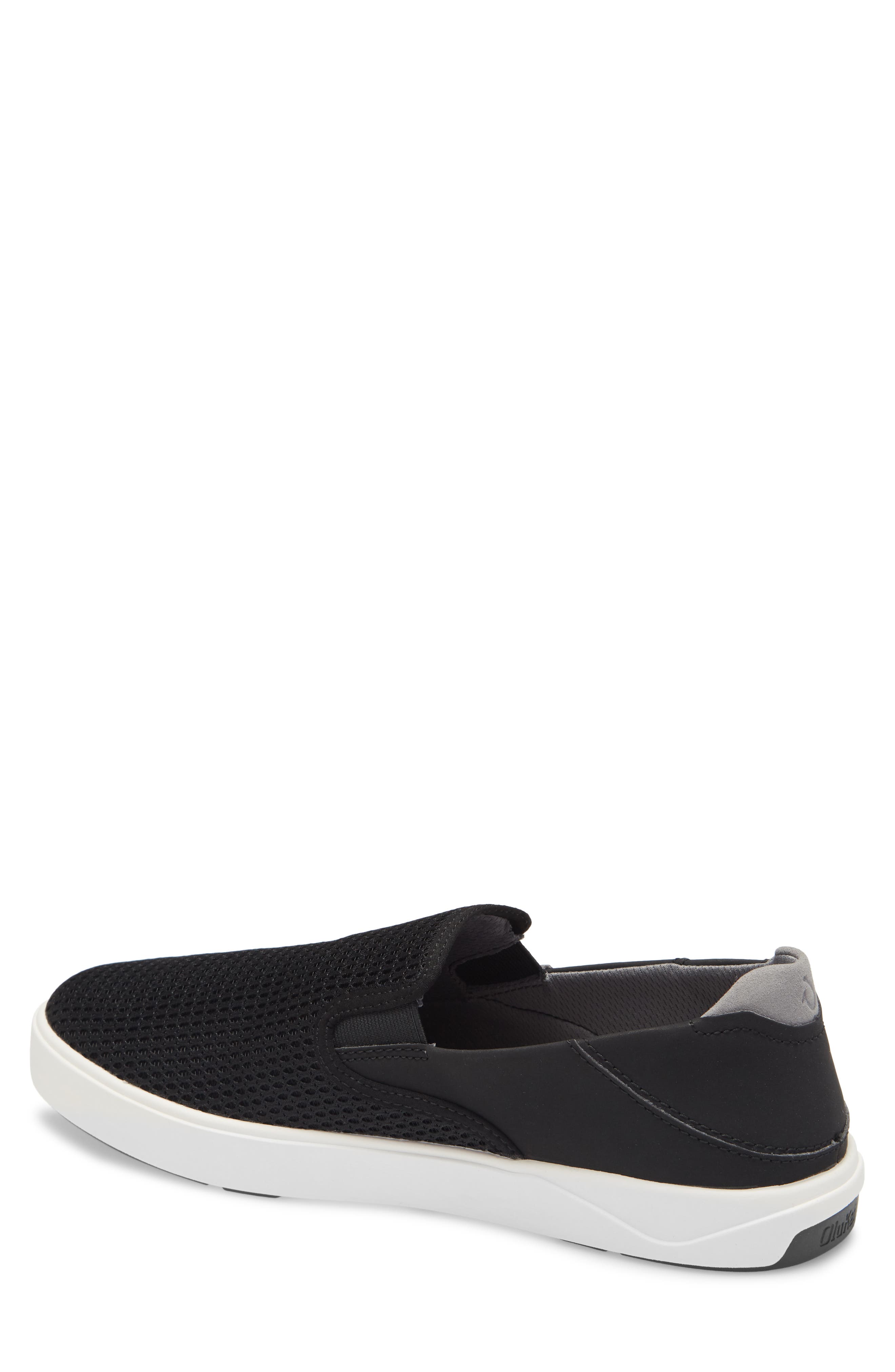 OluKai Lae'ahi Slip-On Sneaker, Alternate, color, Black/ Black