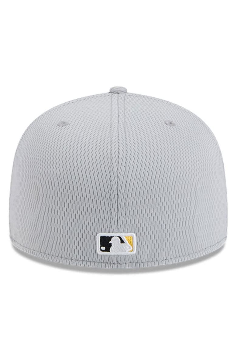New Era Men's New Era Gray Pittsburgh Pirates 2025 MLB Clubhouse 59FIFTY Fitted Hat, Alternate, color, Gray