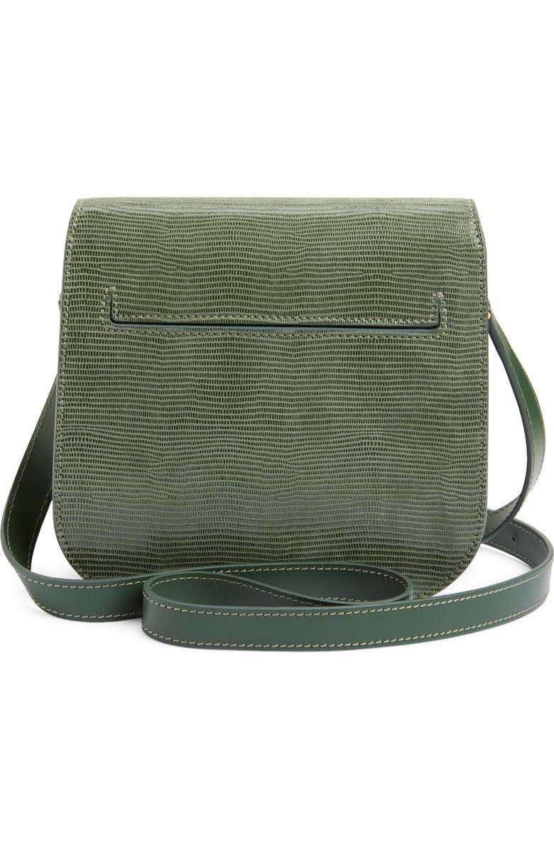 TOM FORD Mini Tara Lizard Embossed Suede Crossbody Bag, Alternate, color,