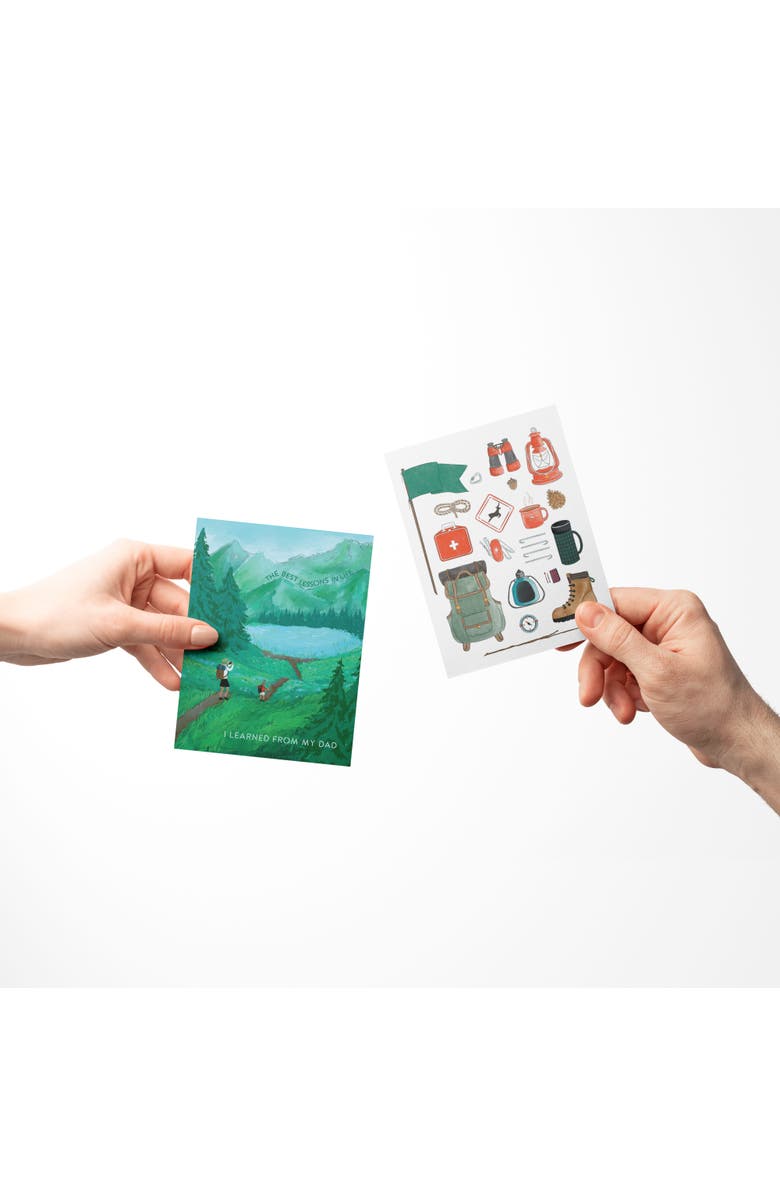 Ramus & Co Father's Day Greeting Card Pack, Alternate, color, Lessons
