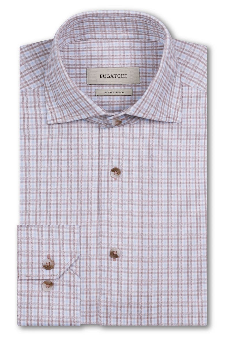 Devon OoohCotton® Shadow Plaid Button-Up Shirt, Alternate, color, SAND