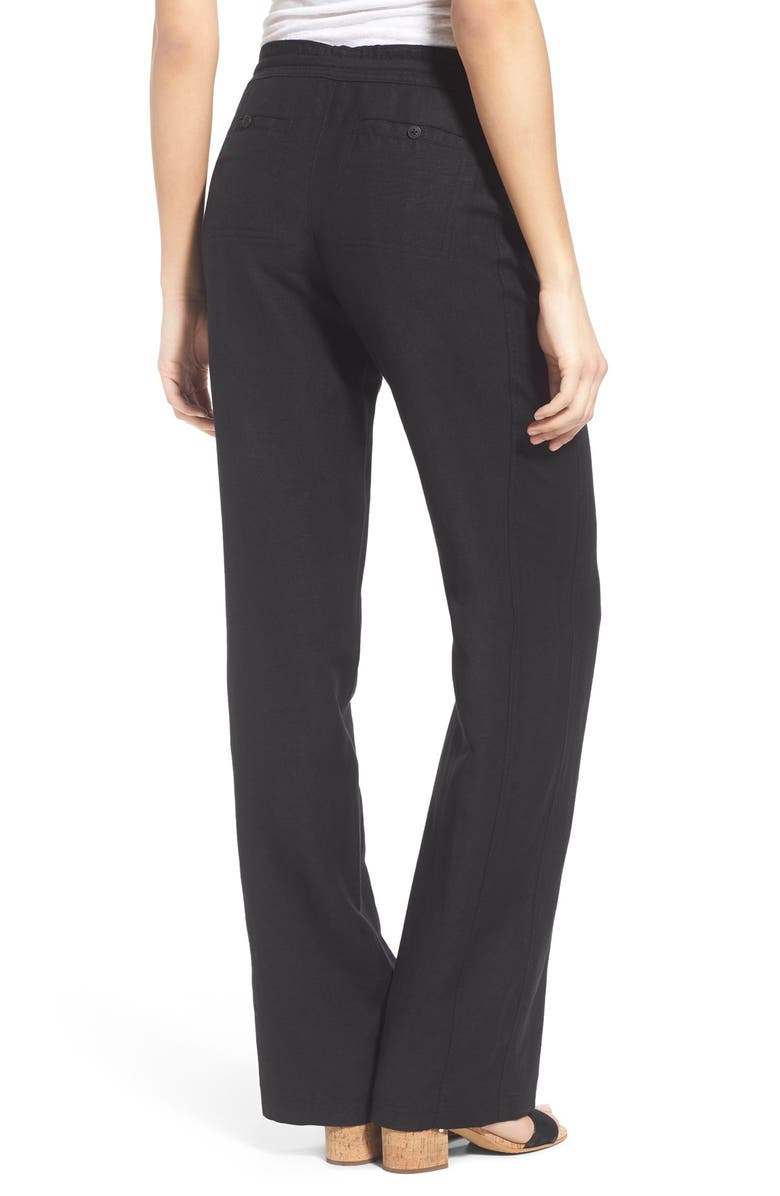 NIC+ZOE 'Easy' Linen Blend Wide Leg Pants, Alternate, color, 