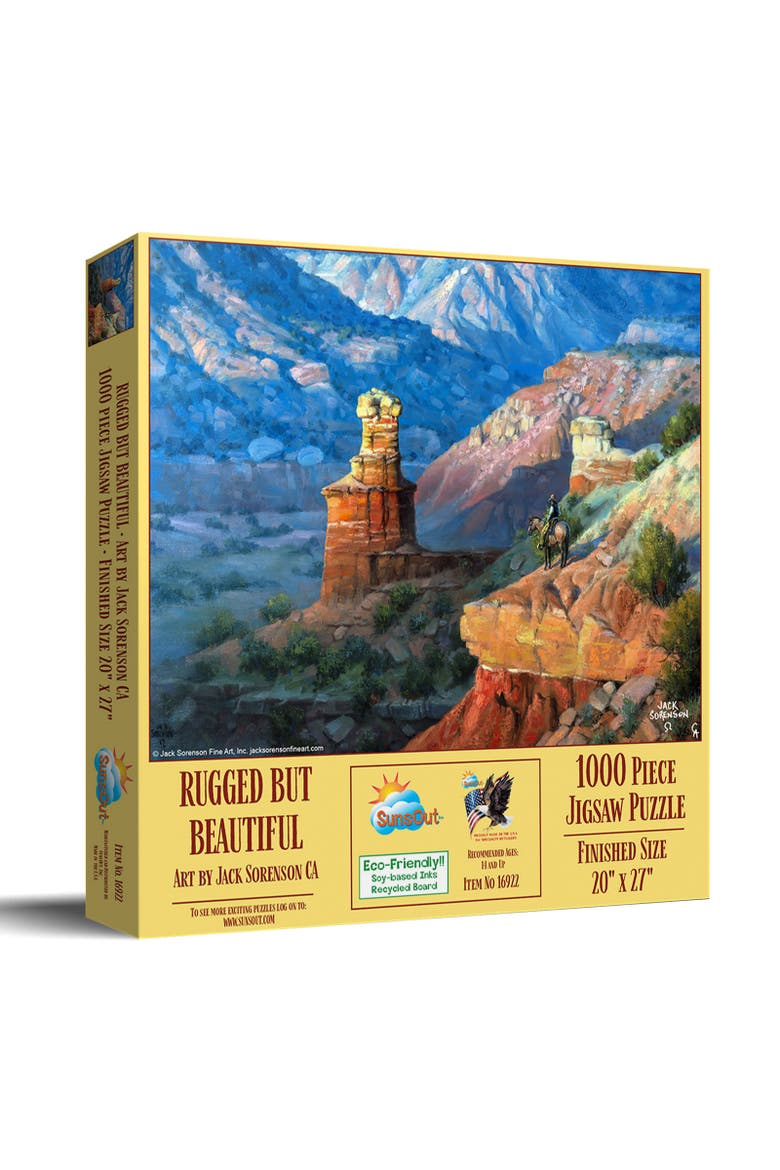 Rugged but Beautiful 1000 piece Jigsaw Puzzle for Adults, Main, color, Multicolor