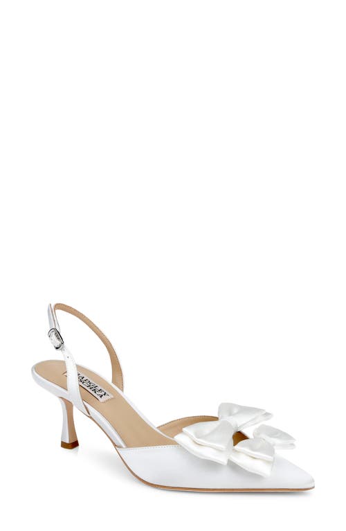 Badgley Mischka Collection Giovanna Slingback Pointed Toe Pump
