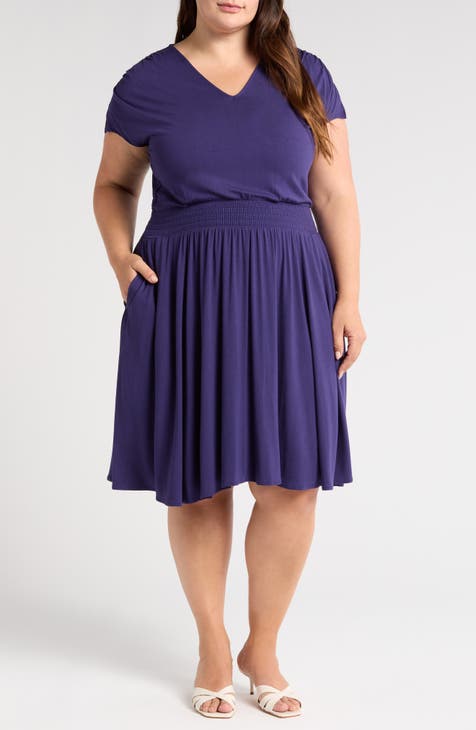 Purple Plus Size Dresses for Women Nordstrom