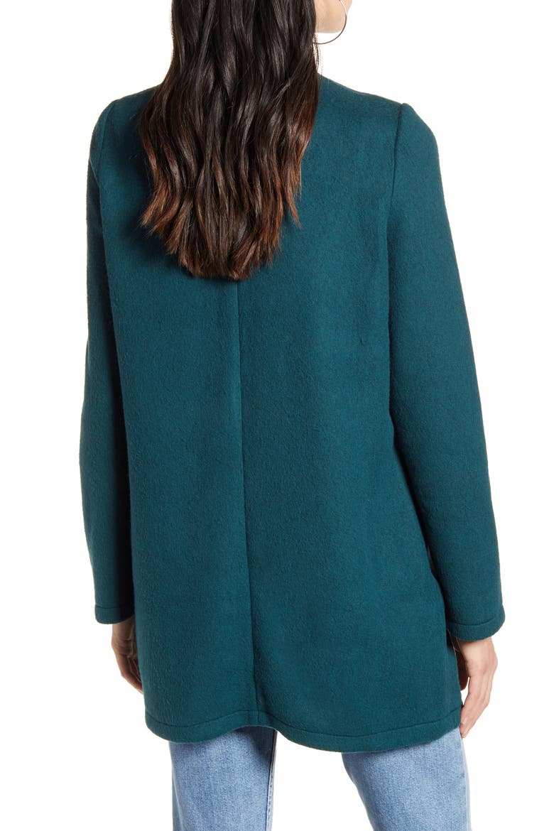 Katrine Brushed Fleece Jacket, Alternate, color, PONDEROSA PINE