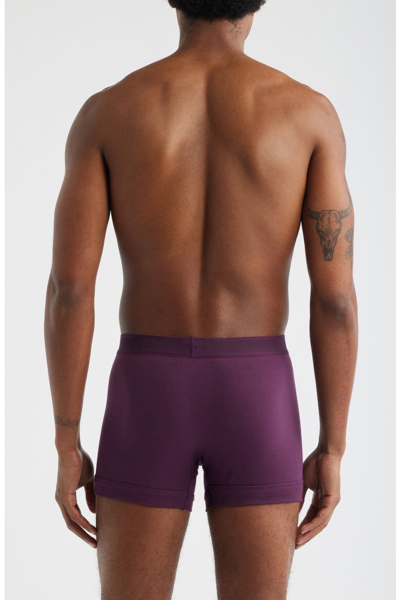 Cotton Stretch Jersey Boxer Briefs, Alternate, color, PRUNE