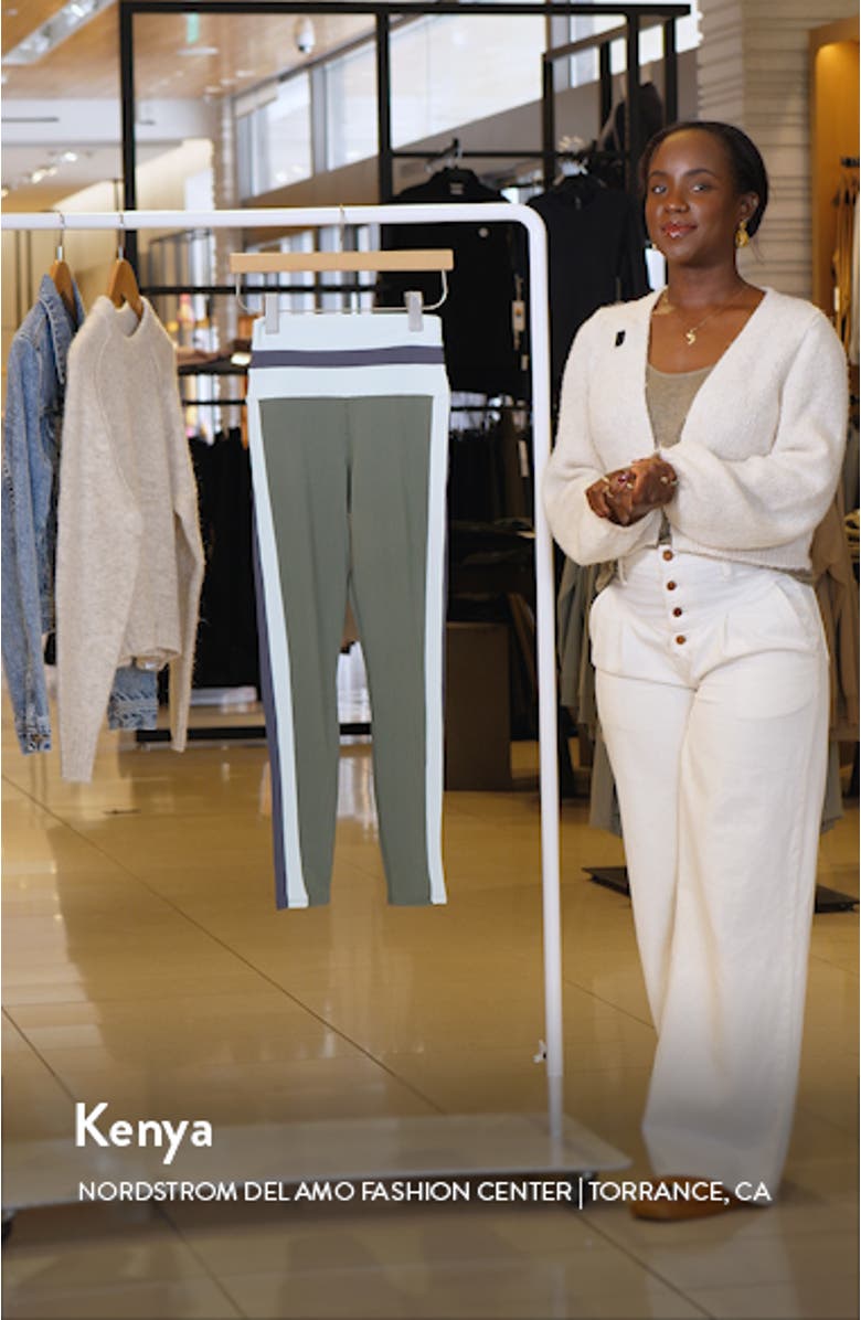 Mariella Colorblock Rib Leggings, sales video thumbnail