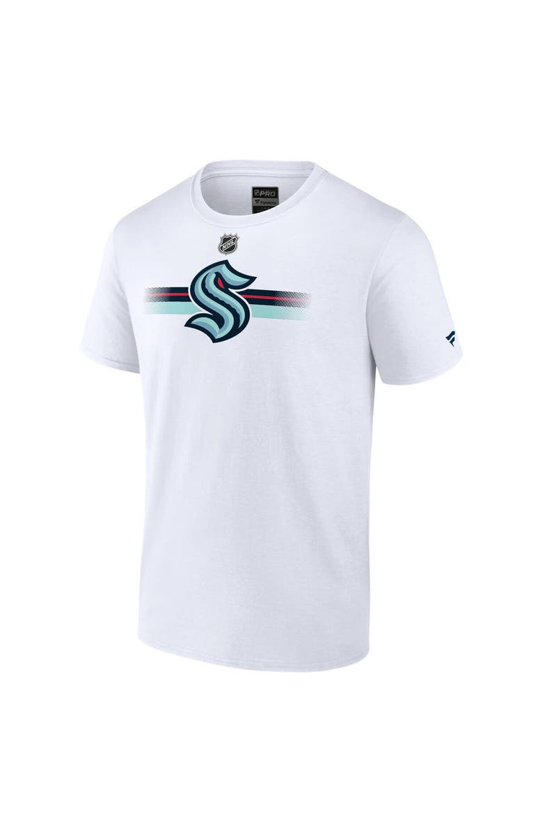 FANATICS Men's Fanatics Branded White Seattle Kraken Authentic Pro Secondary T-Shirt, Alternate, color, 