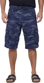 XRAY Belted Bermuda Cargo Shorts
