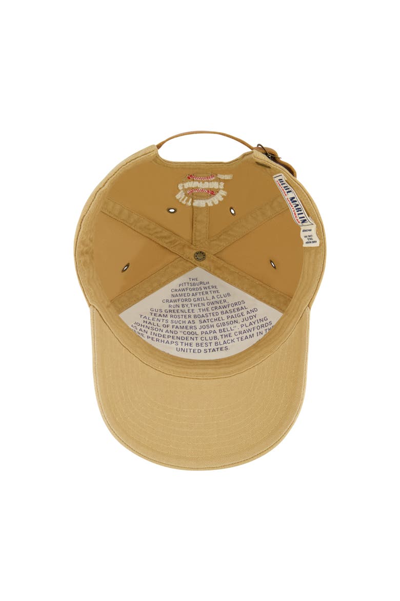 Pittsburgh Crawfords 1926 Baseball Cap, Alternate, color, CURRY