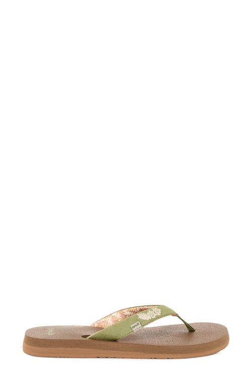 Sanuk Yoga Paradise Ii Flip Flop In Multi