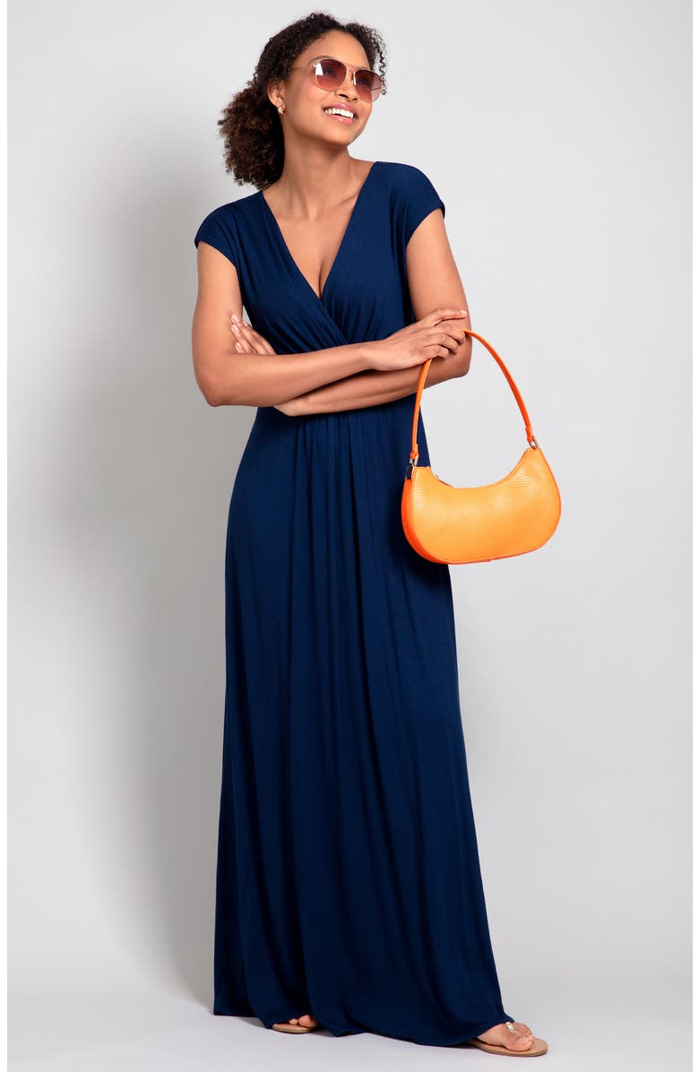 Alie Street London Sophia Maxi Dress, Alternate, color, Navy Blue