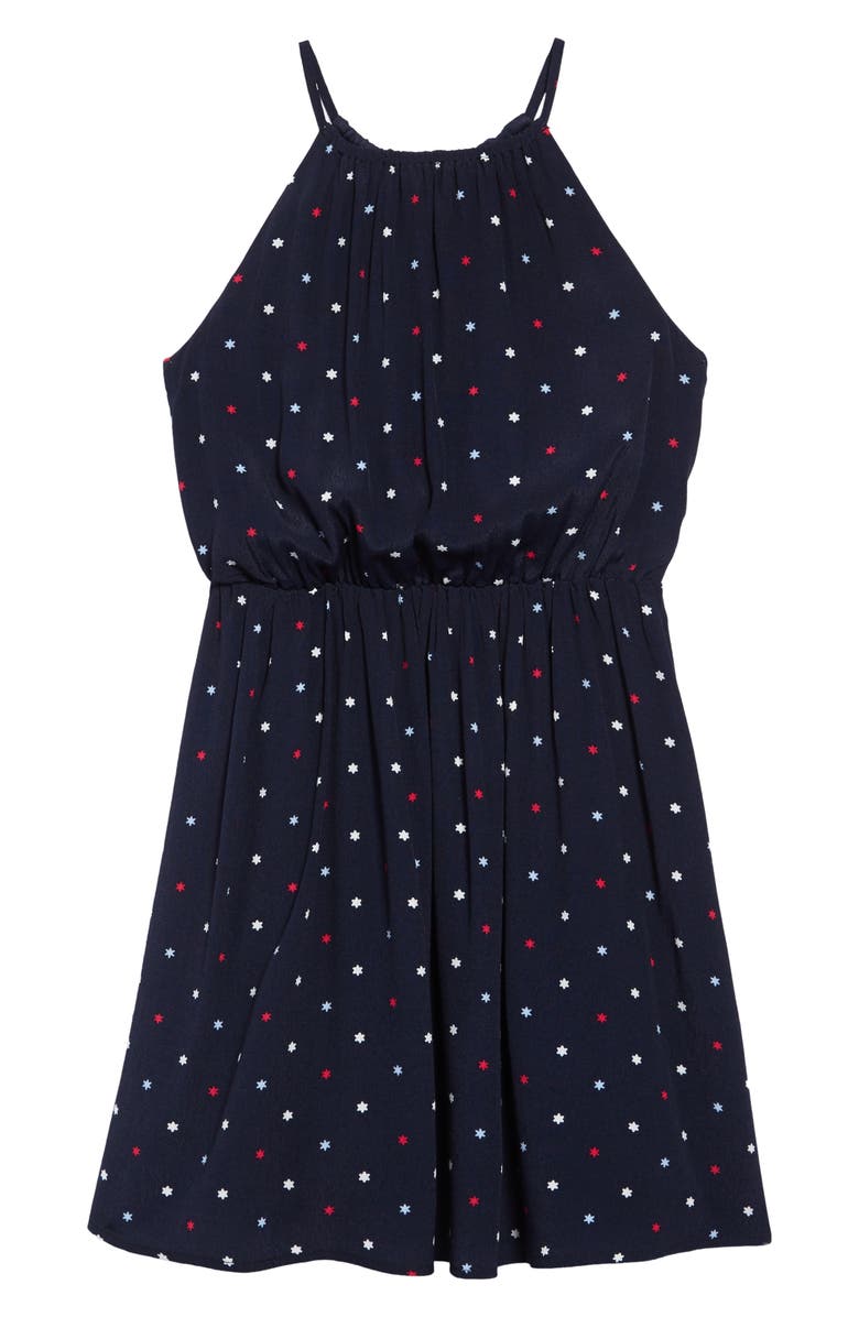 Tommy Hilfiger Sleeveless Print Dress, Main, color, 