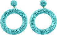 Panacea Seed Bead Hoop Earrings