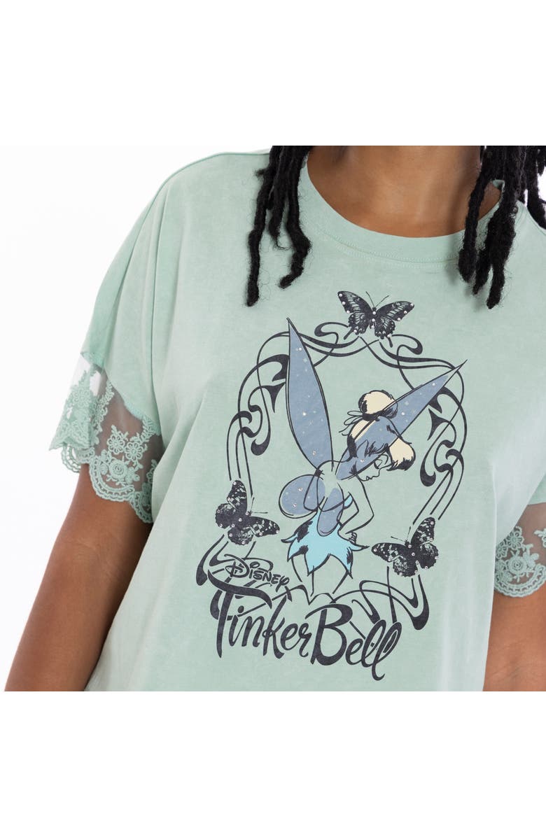 Disney Peter Pan Tinker Bell Short Sleeve T-Shirt, Alternate, color, Lichen Tinker Bell