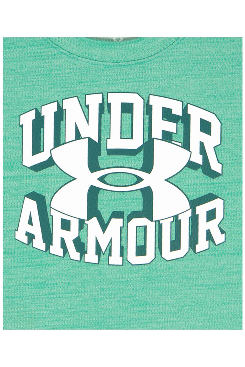 Kids' Cut & Sew Twist T-shirt & Shorts Set, Alternate, color, GREEN