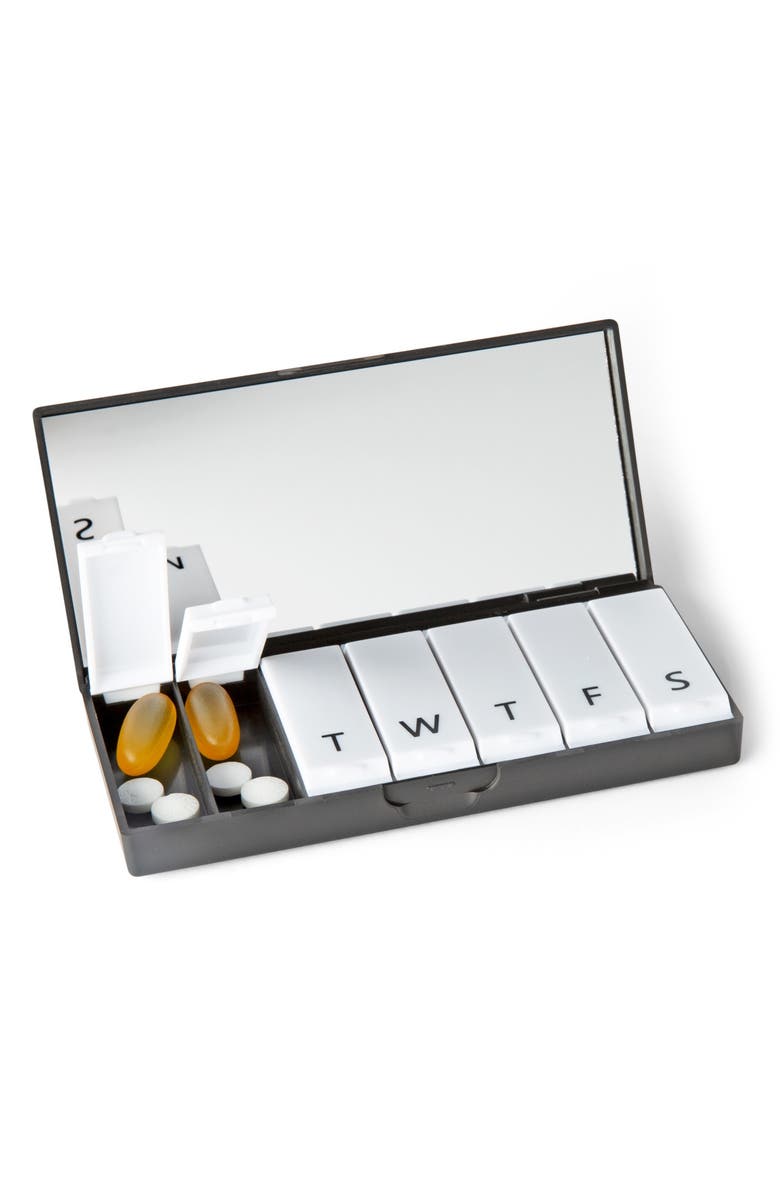 PORT AND POLISH Pill Box, Alternate, color, Black