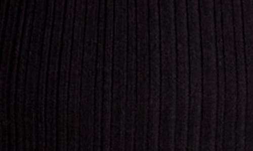 City Chic Tessa Cutout Rib Sweater In Black