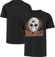 '47 Men's '47 Black Philadelphia Flyers Believe Franklin T-Shirt
