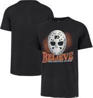 '47 Men's '47 Black Philadelphia Flyers Believe Franklin T-Shirt
