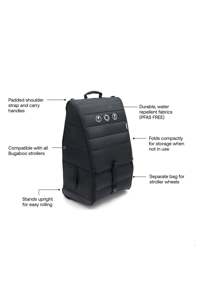 Comfort Stroller Transport Bag, Alternate, color, BLACK