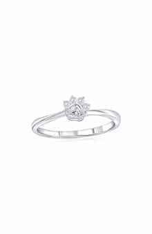 Sterling Silver Paw Print Ring