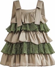 Tulleen Bellamy Ruffle Sequin Dress