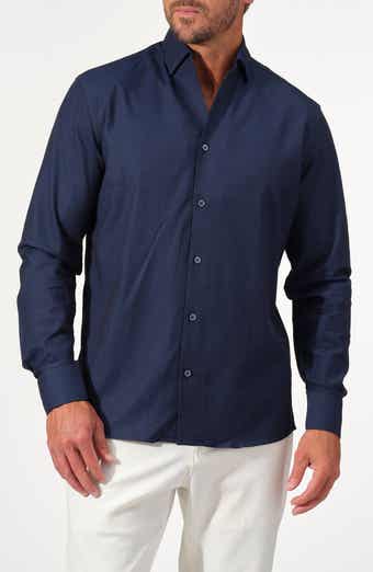 STUDIO GARNET LOS ANGELES Textured One-Piece Collar Shirt