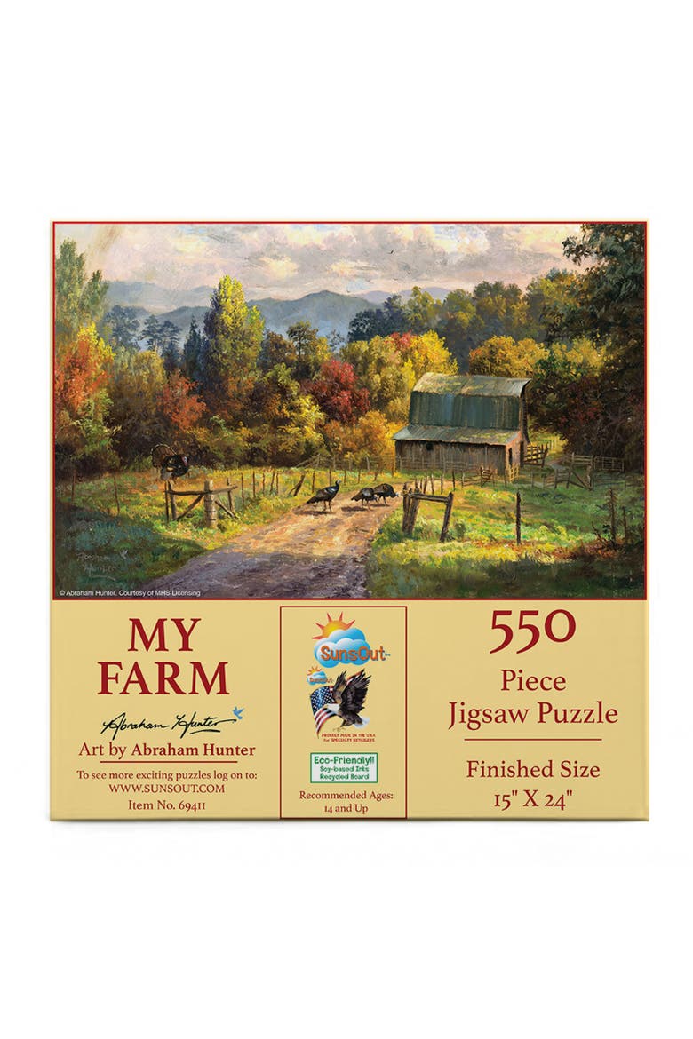 My Farm 550 piece Jigsaw Puzzle for Adults, Alternate, color, Multicolor