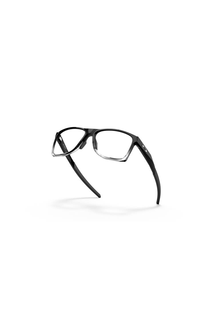 55mm Square optical glasses, Alternate, color, Black/ Clear