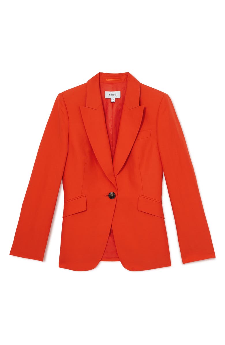 Reiss Raine One-Button Blazer, Alternate, color, Orange