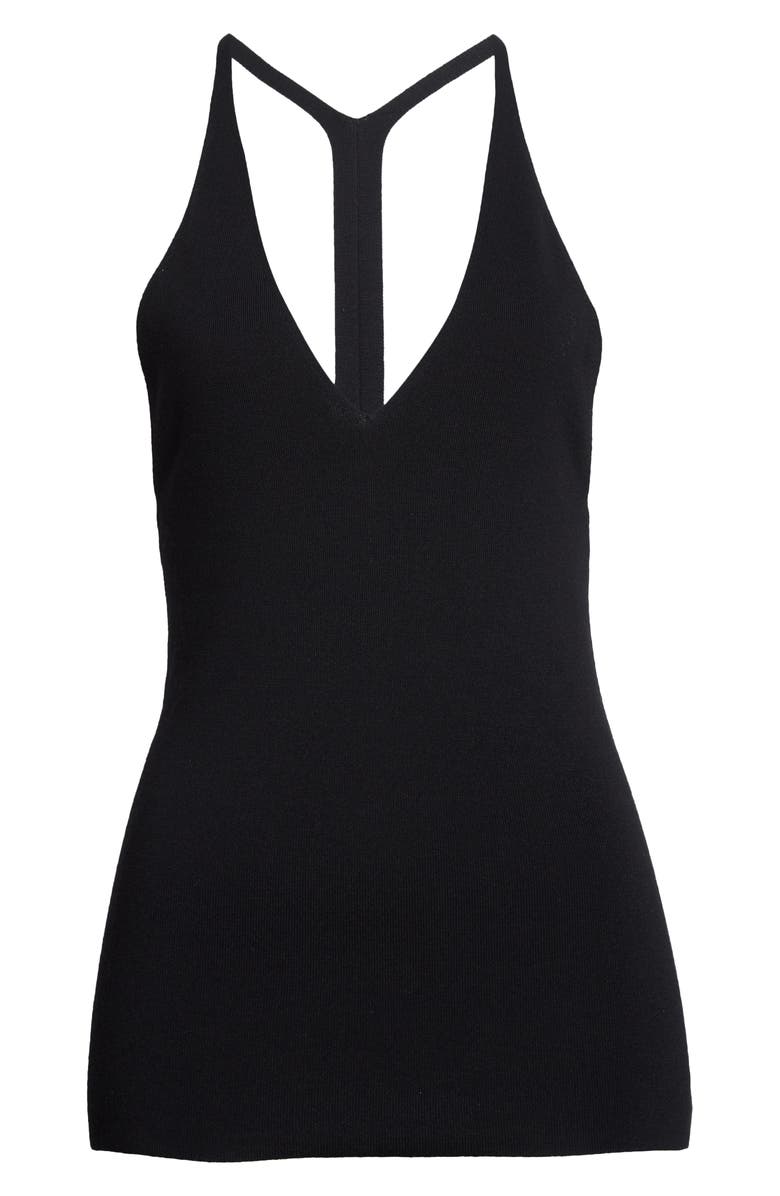 TOTEME Y-Back Merino Wool Blend Tank, Alternate, color, 