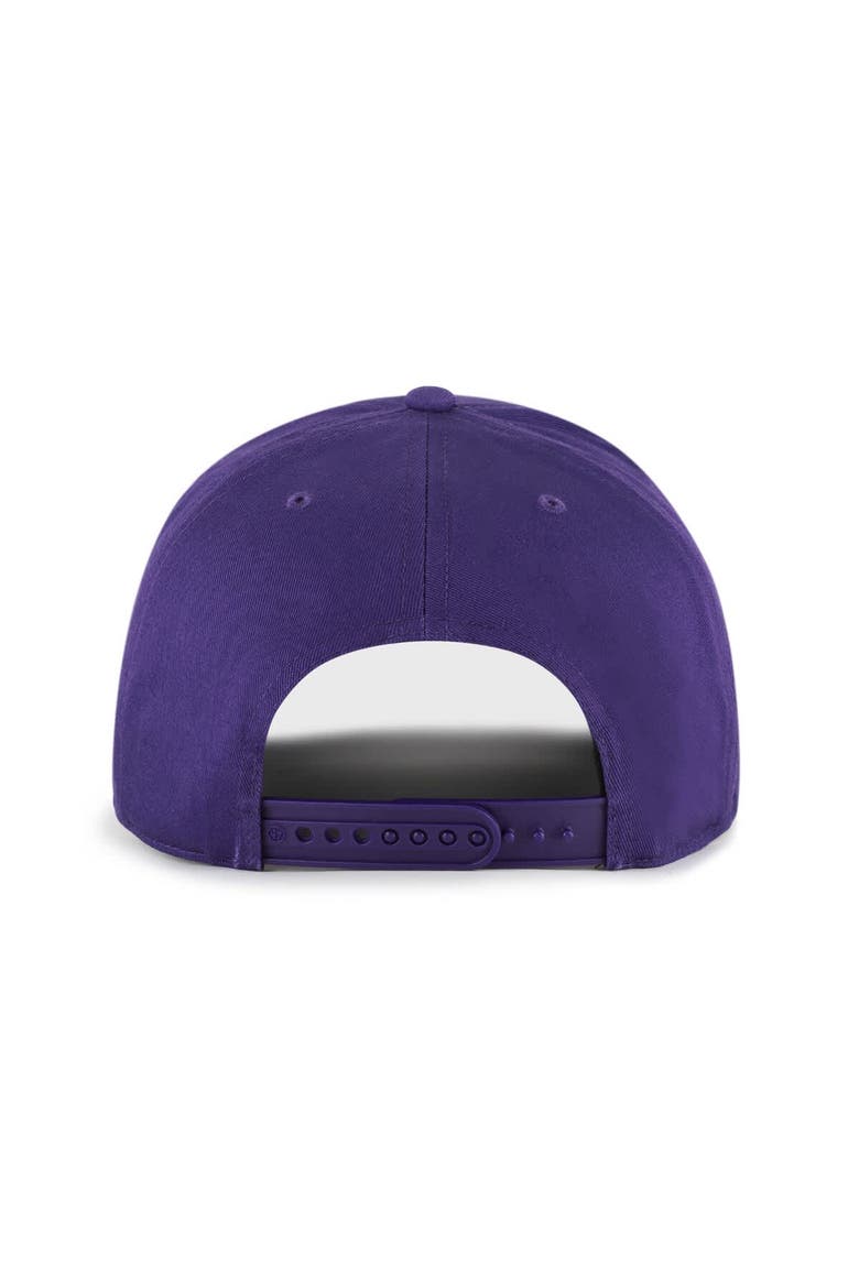 Men's '47  Purple Clemson Tigers Script Fade Hitch Adjustable Hat, Alternate, color, Purple