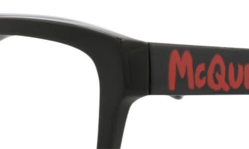 Alexander Mcqueen Mcqueen 54mm Rectangular Optical Glasses In Multi
